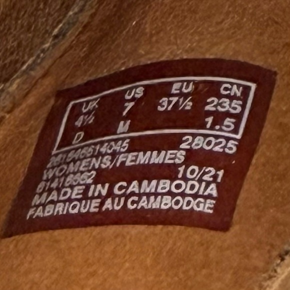 Clarks Collection Brown Roseville Step Mary Jane Flat - Size 7 - Picture 13 of 14